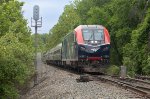 AMTK 368 on the eastbound Cardinal